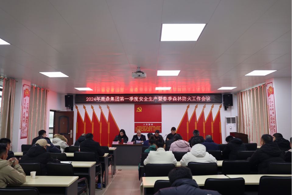 东升国际官网集团召开2024年第一季度 安全生产暨春季森林防火工作会议